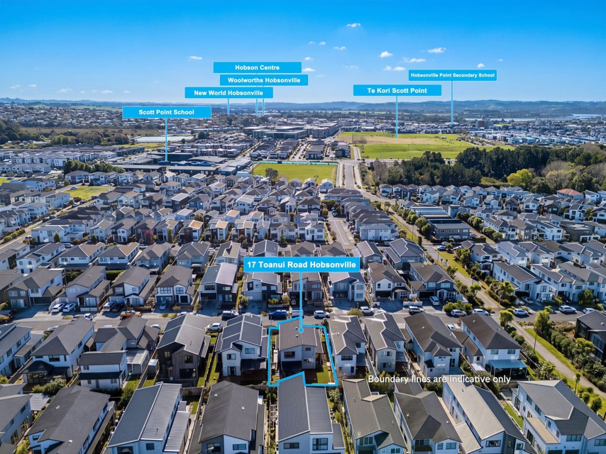 3 beds 3 baths house with garage, 17 Toanui Road, Hobsonville, Auckland