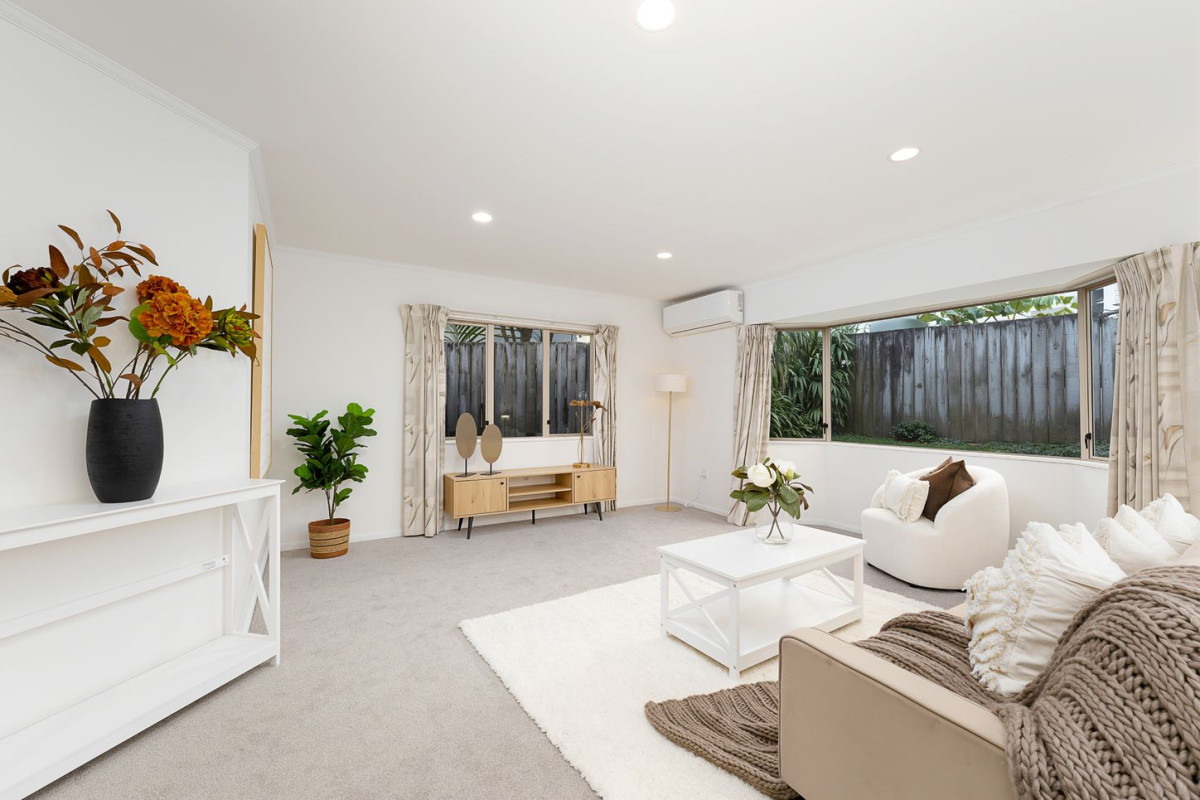 344m2 section, 130m2 Renovated Brick and tile 2 beds + study room (1.9 x 2.6M) 1 bath house with double garage, 17A Tirimoana Road, Te Atatu South, Auckland