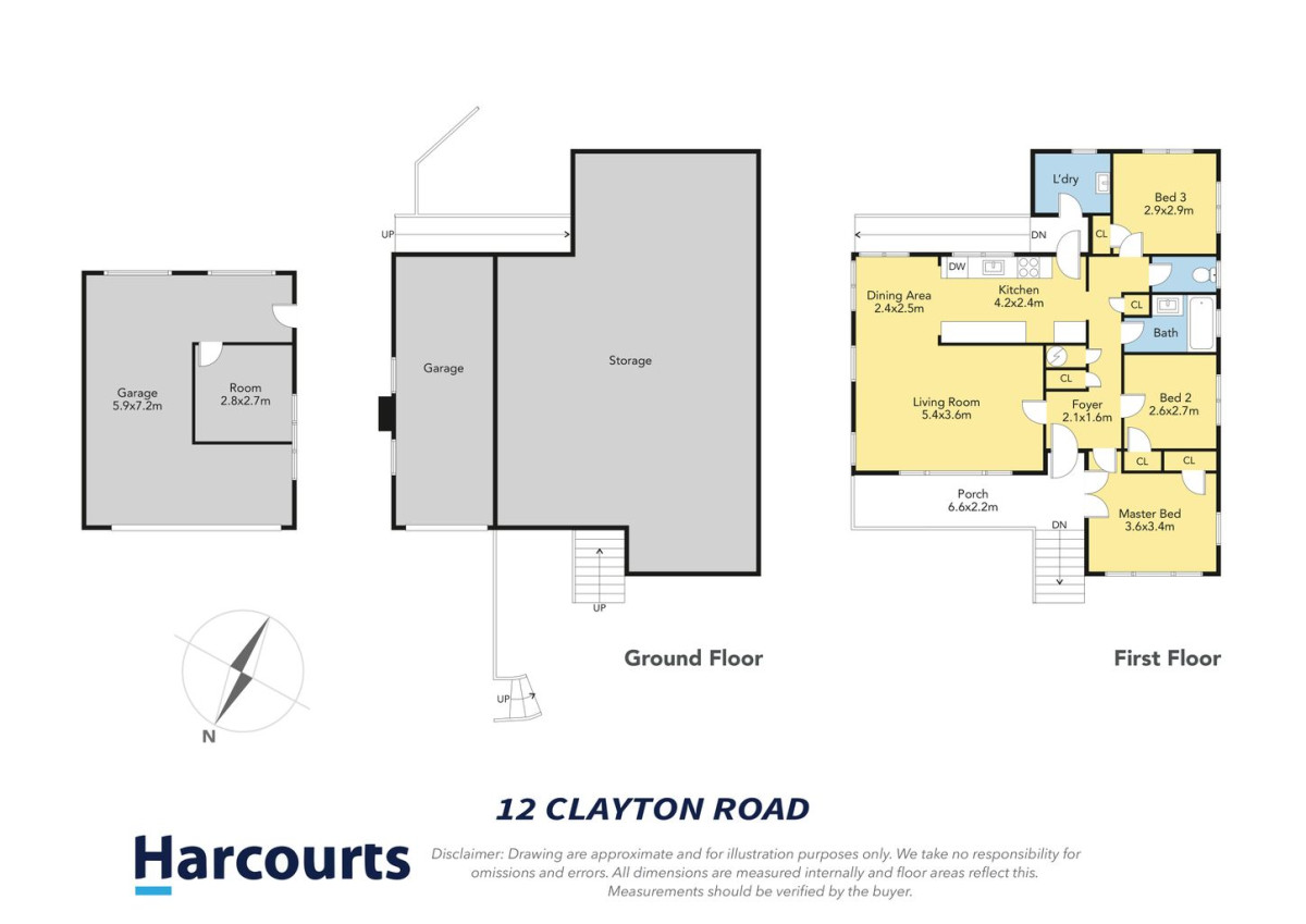 749m2 section, Brick and tile 3 beds 1 bath house with garage, 12 Clayton Road, Manurewa, Auckland