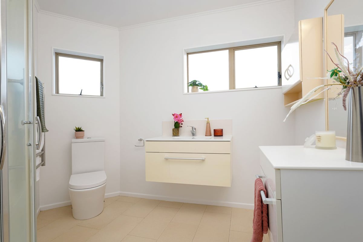 344m2 section, 130m2 Renovated Brick and tile 2 beds + study room (1.9 x 2.6M) 1 bath house with double garage, 17A Tirimoana Road, Te Atatu South, Auckland