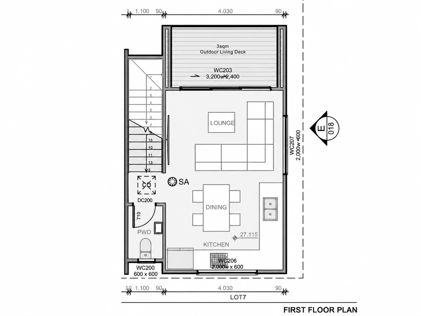 2 beds + study/office, 1.5 baths duplex home with car park, 7/29 Te Koa Road Panmure, Auckland