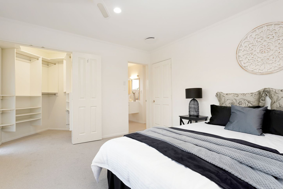 344m2 section, 130m2 Renovated Brick and tile 2 beds + study room (1.9 x 2.6M) 1 bath house with double garage, 17A Tirimoana Road, Te Atatu South, Auckland