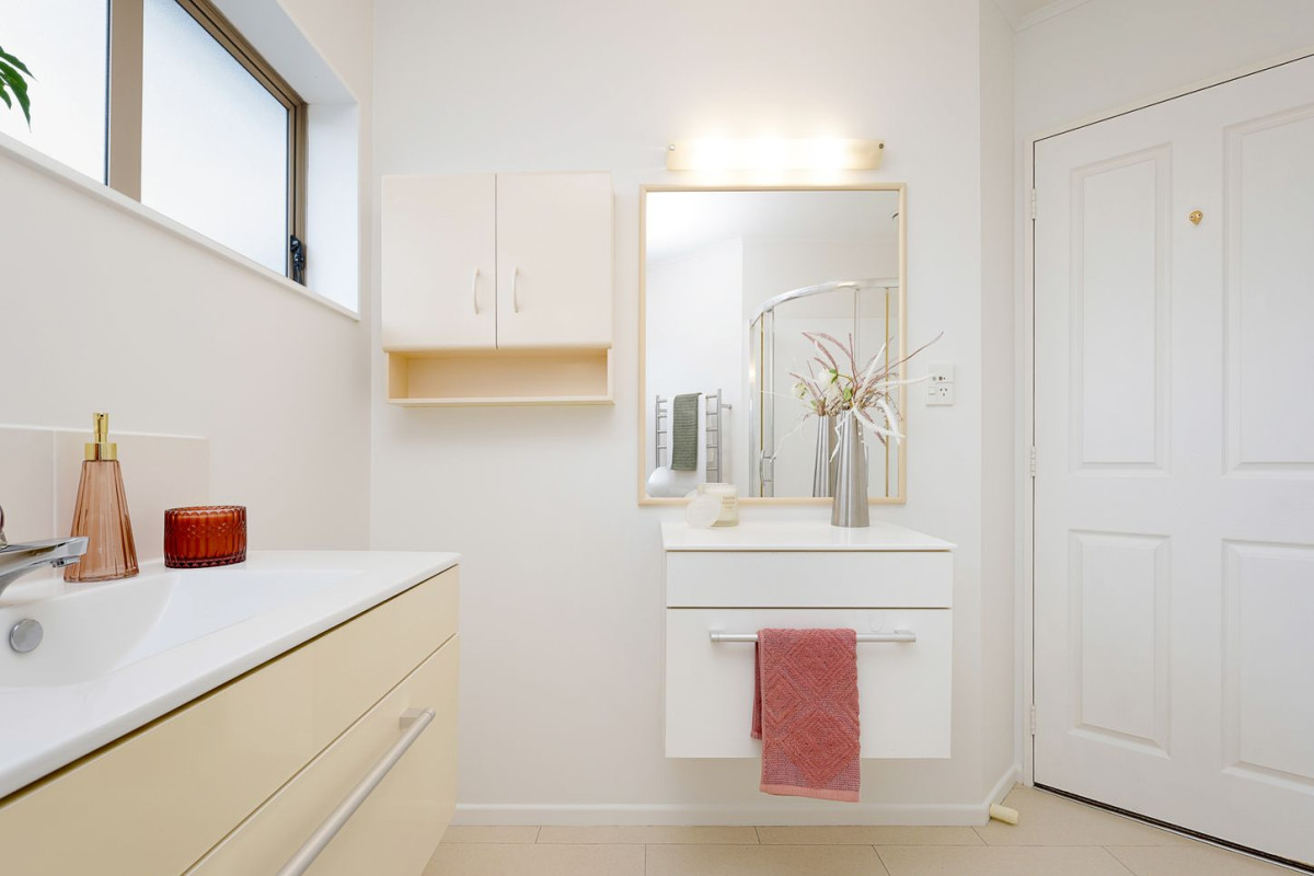 344m2 section, 130m2 Renovated Brick and tile 2 beds + study room (1.9 x 2.6M) 1 bath house with double garage, 17A Tirimoana Road, Te Atatu South, Auckland