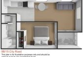 Double Grammar school zone (AGS, AGGS), 40m2 Leasehold 1 bed 1 bath apartment, 9B/15 City Road, AUCKLAND CITY,